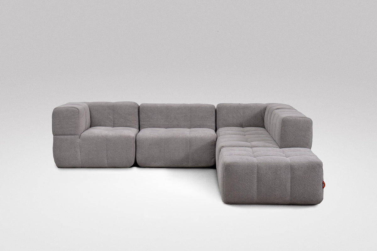 5 Teiliges Modulares Sofa – Grau