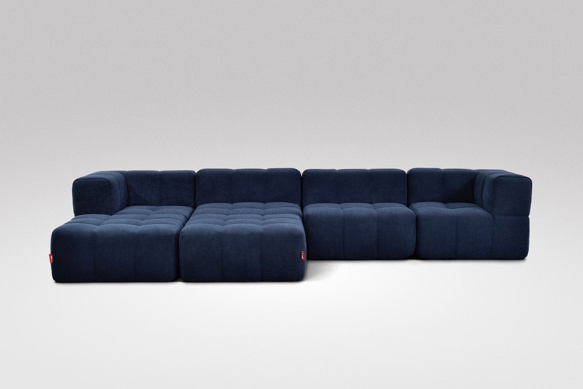 6 Teiliges Modulares Sofa – Blau