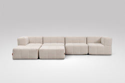 6 Teiliges Modulares Sofa – Beige